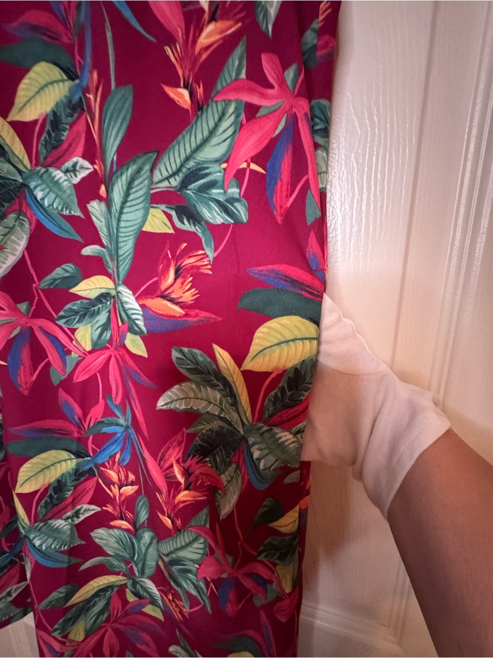 Chico's Tropical Leaf Print Dress size XL or Chico’s size 3. New without tag. - Picture 6 of 6